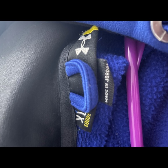 Under Armour Soft, XL Loose Blue Hoodie - LIKE New! - Picture 3 of 4